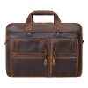 Leather Briefcase for Men Laptop Bag Business Messenger