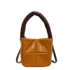 Splice PU Leather Portable Crossbody Bag
