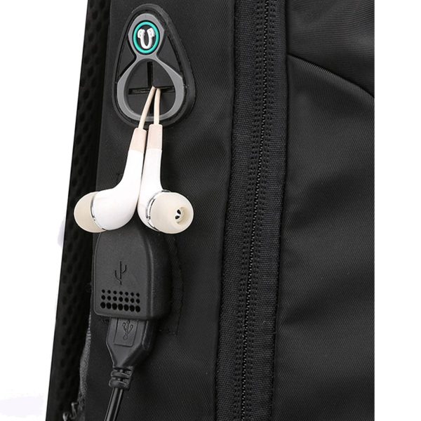 Oxford Backpack with USB Charging Port