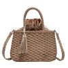 Jute Vintage hand-woven cross-body bag handbag