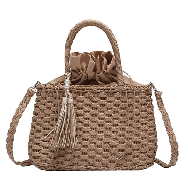 Jute Vintage hand-woven cross-body bag handbag