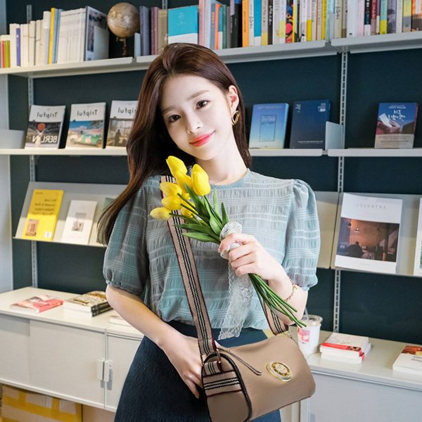 Genuine Leather Saddle Shoulder Bag