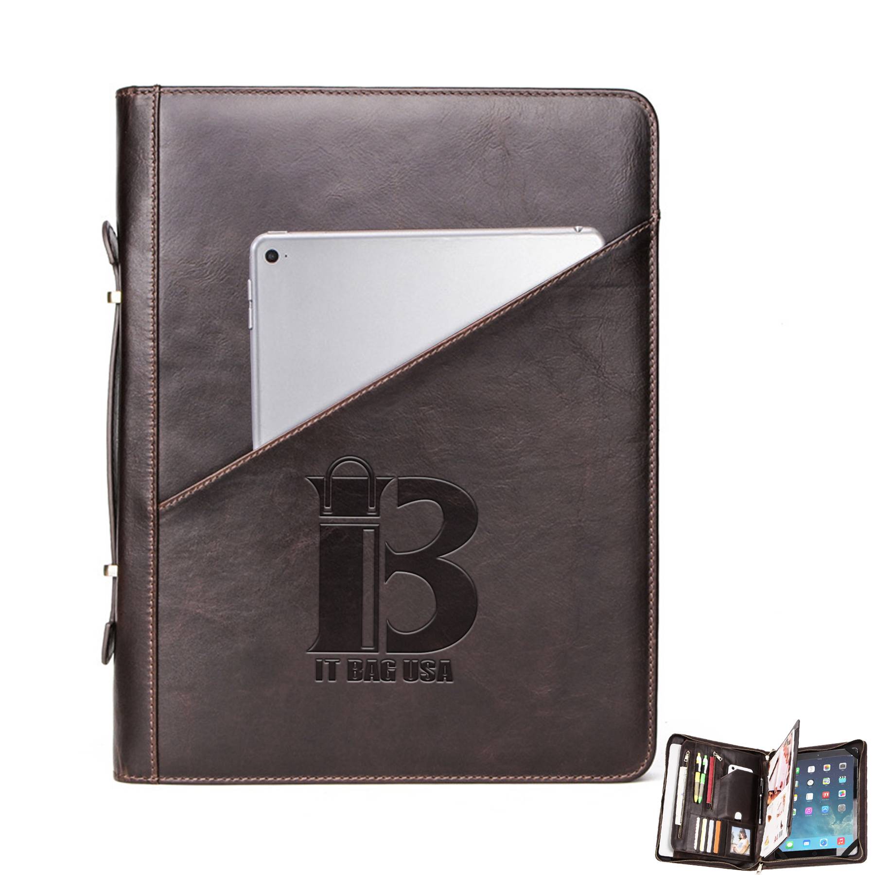 Genuine Leather 13.3/12.9 inches A4 Messenger Laptop Sleeves