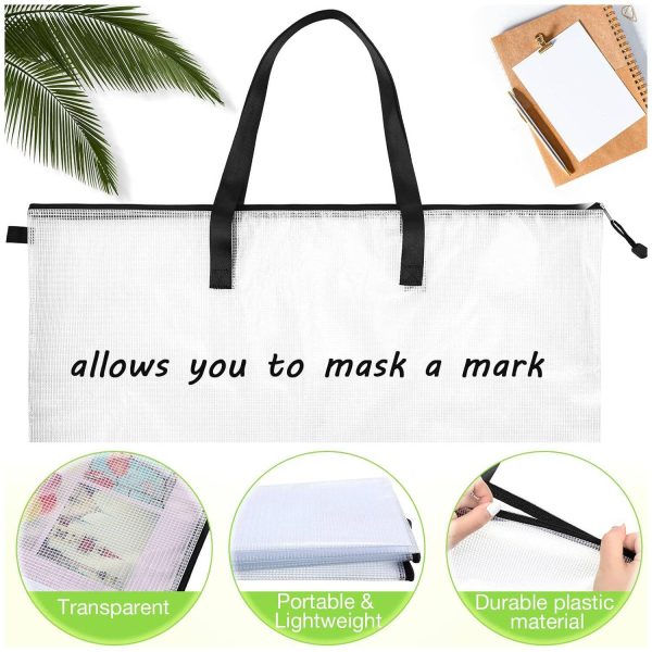 Transparent portable storage bag