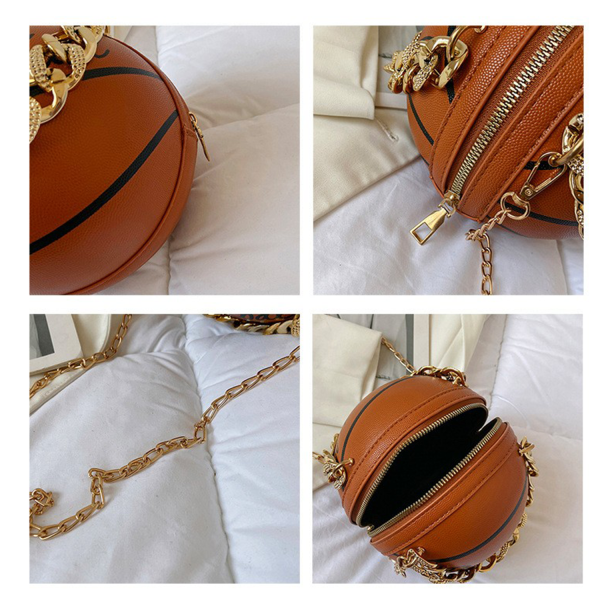 PU Portable Basketball Chain Bag