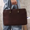 Water Resistant Leather Laptop Bag