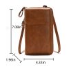 PU Leather Crossbody Sling Phone Bag