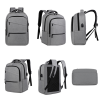 Oxfors Waterproof Backpack With Usb Charging Port