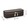 Genuine Leather Jewelry Box Organizer Make-up bag Women