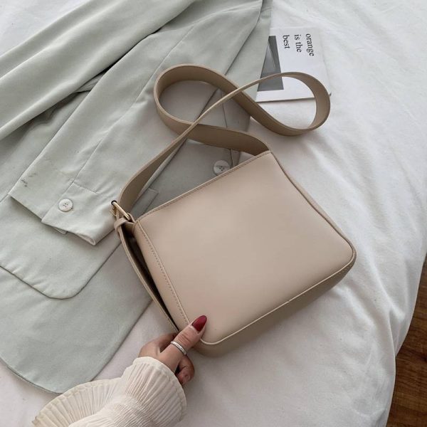 PU Leather Large Capacity Crossbody Bag