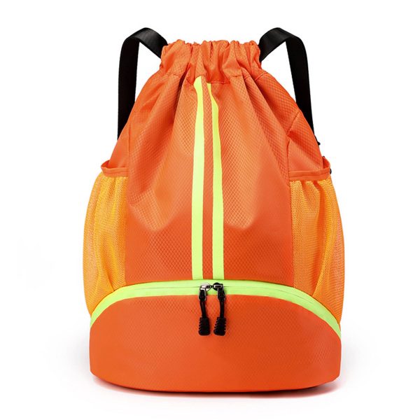 Waterproof Drawstring Backpack For Adjustable Casual Daypack