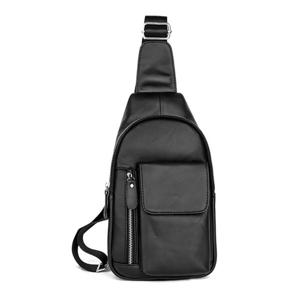 Genuine Leather Chest Bags for Travel Hiking