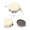 Folding sunglasses bag Portable Round glasses case