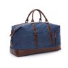 Large capacity canvas travel duffel bag