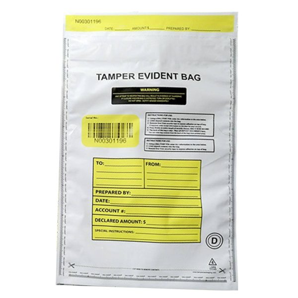 Bank Clear Evidence cash security bags