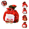 3D Designs Flannel Decoration Christmas Drawstring Gift Bags