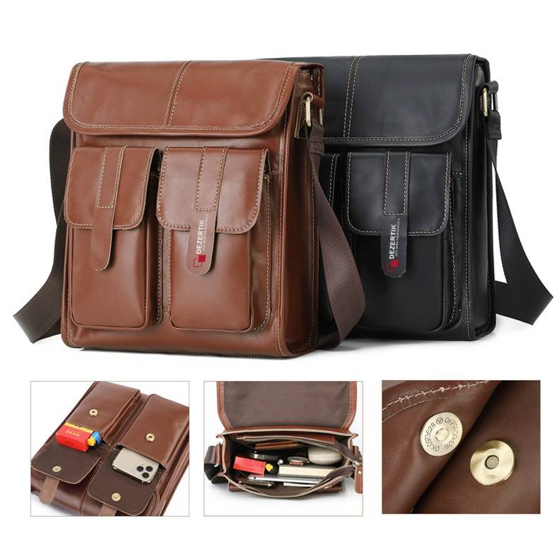 Men's Business Leather Briefcase