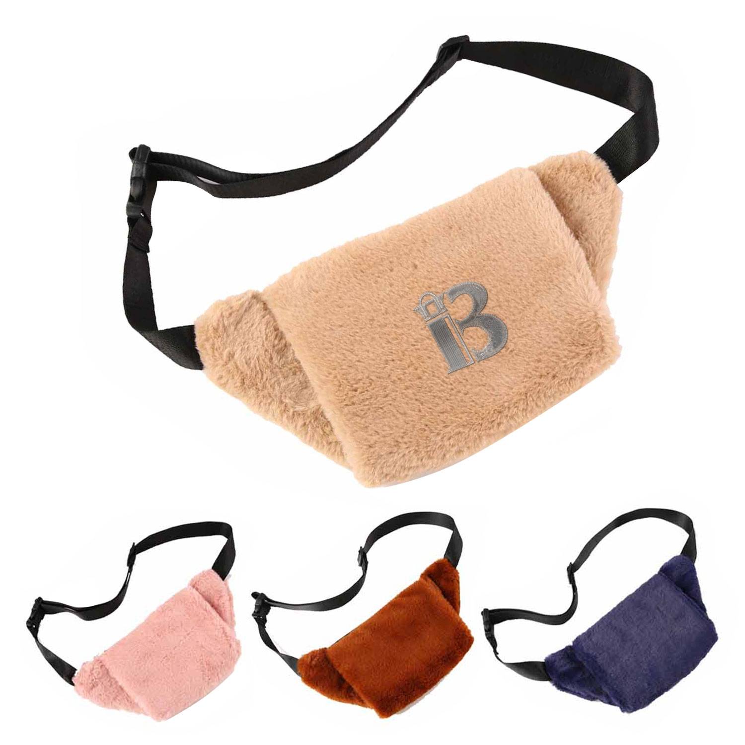 women winter Faux Fur Fanny Pack