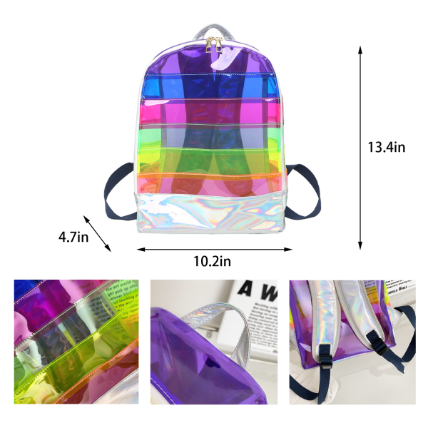 Transparent PVC Backpack