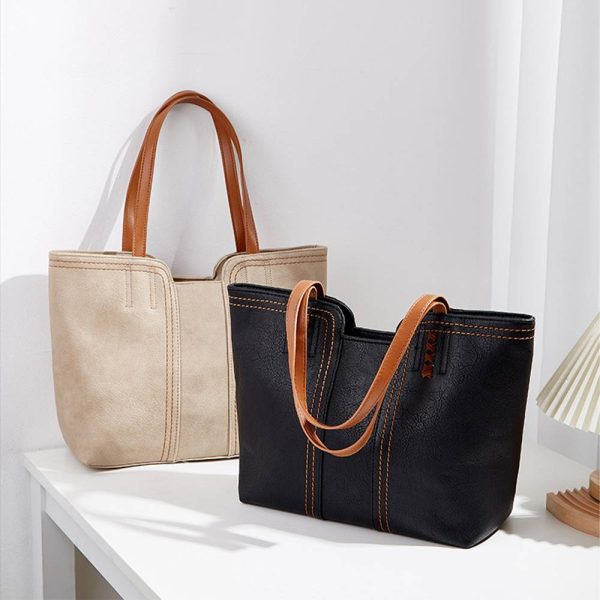 PU Large Capacity Tote Bag