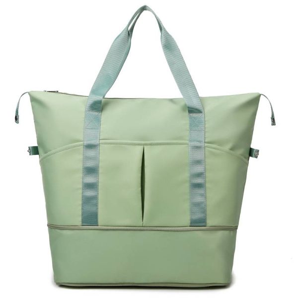 Nylon Dry Wet Separation Sports Foldable Duffel Bag