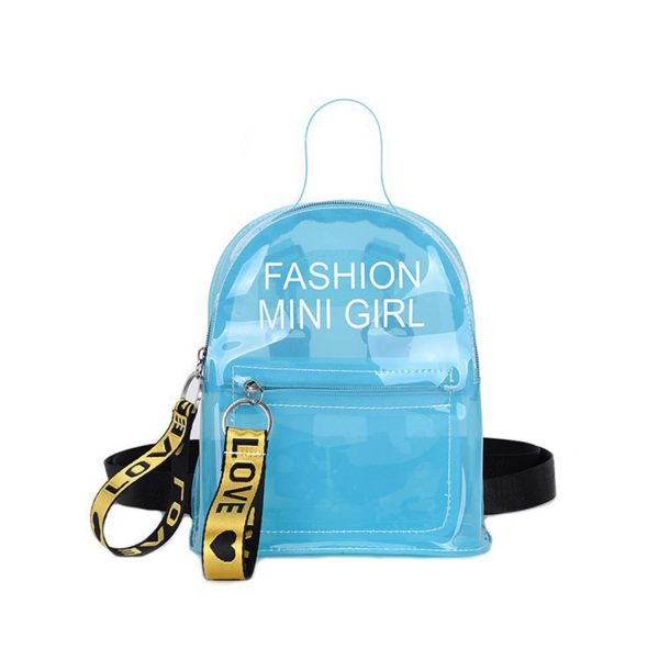 PVC Transparent Small Clear Backpack Waterproof Bag