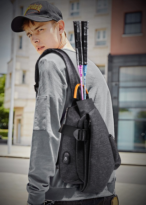 Water Resistant Casual Shoulder Bag for Women Men