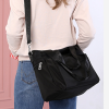 Large capacity nylon hand crossbody bag