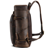 Genuine Leather Vintage Laptop Backpack for Travel