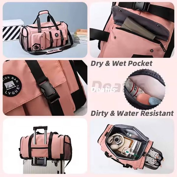 Large capacity handheld travel bag