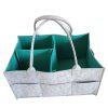 Felt Baby Diaper Caddy Organizer Tote Bag