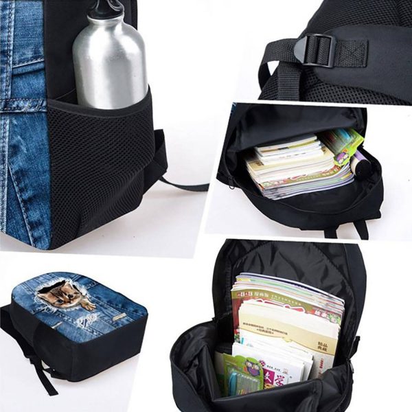 Kids Backpack Set w/ Lunch Bag&Pencil Case