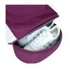Nylon Drawstring Bag With Shoe Compartment