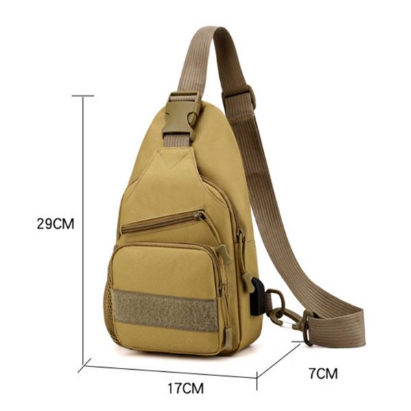 Tactical Crossbody Chest Bag With USB Charging Port