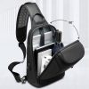 Polyester fiber Men's Chest Sling Bag