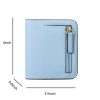 PU leather Coin Purse Wallet RFID Money Clip