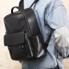 Genuine Leather Backpack for Men