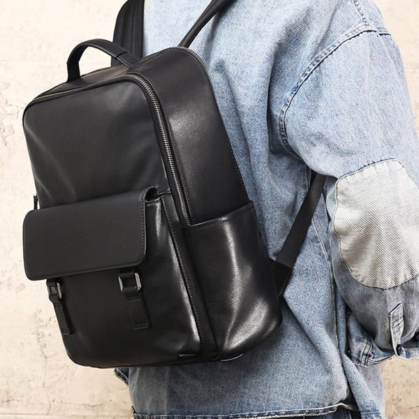Genuine Leather Backpack for Men