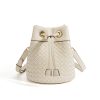 Genuine Leather Innovative drawstring cross-body bag