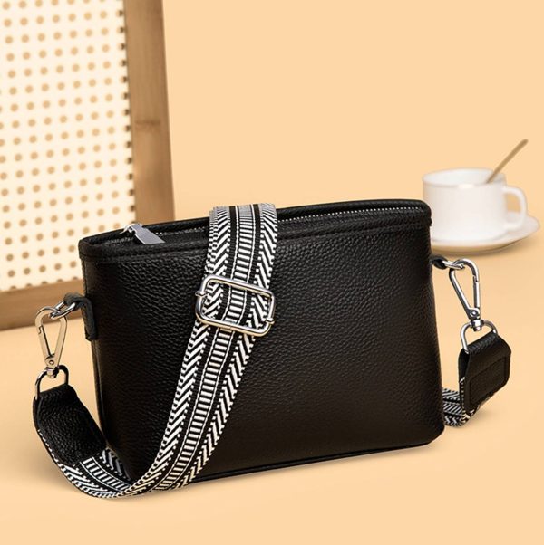 Genuine Leather Messenger Crossbody Bag