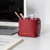Foldable PU Leather Desktop Storage organizer