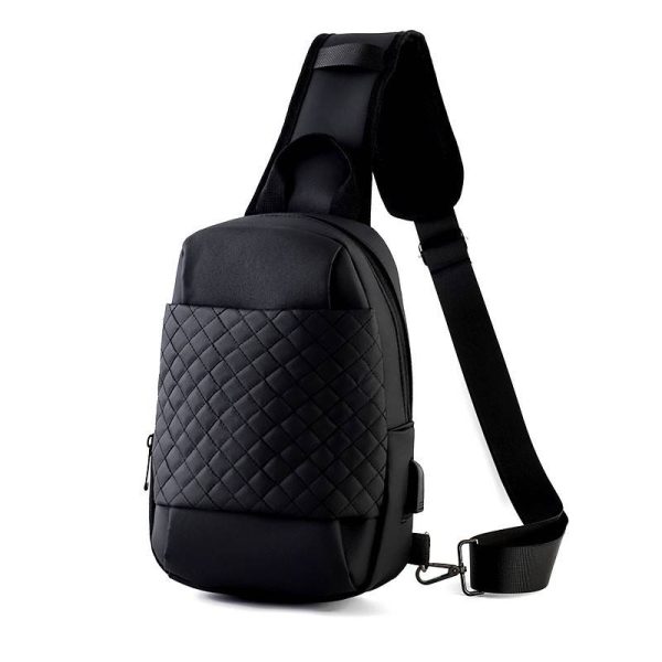Water Repellent Cross Body Chest Bag For Men