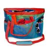 Nylon Mesh Beach crossbody Bag with Zipper