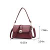 PU Leather Crossbody Tote Bag