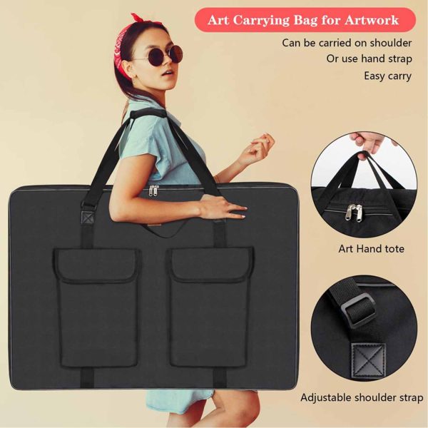 Portable shoulder painting sketch kit drawing board bag