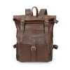 Large Waterproof Leather Backpack for Men and Women