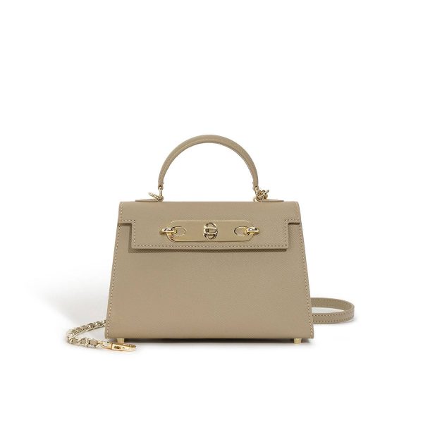 Dermis Small Square Crossbody Chain Bag