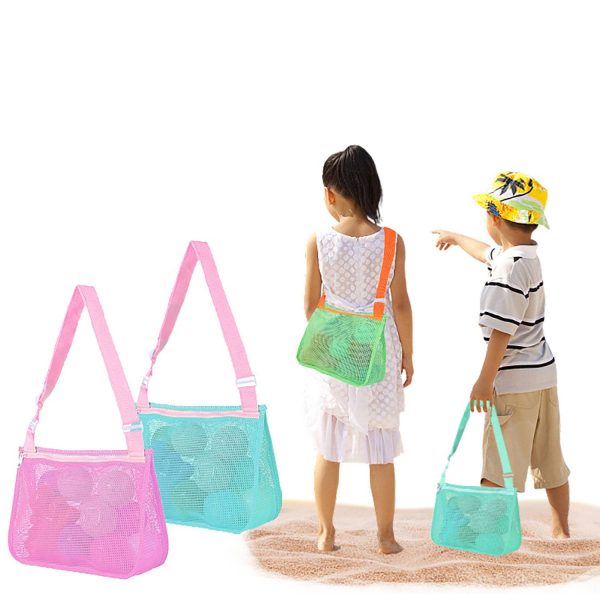 Beach Mesh Bag With Single Shoulder For Child