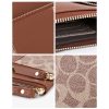 PU Exquisite Retro Zip Wallet