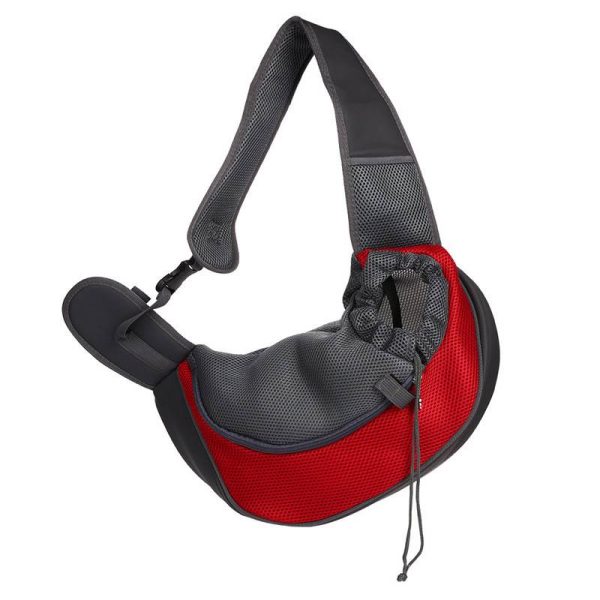 Portable crossbody shoulder breathable mesh outdoor bag